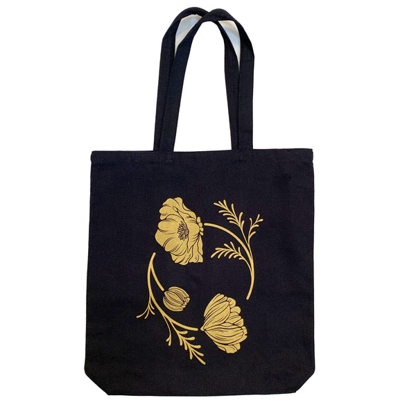 POPPY TOTE IN BLACK