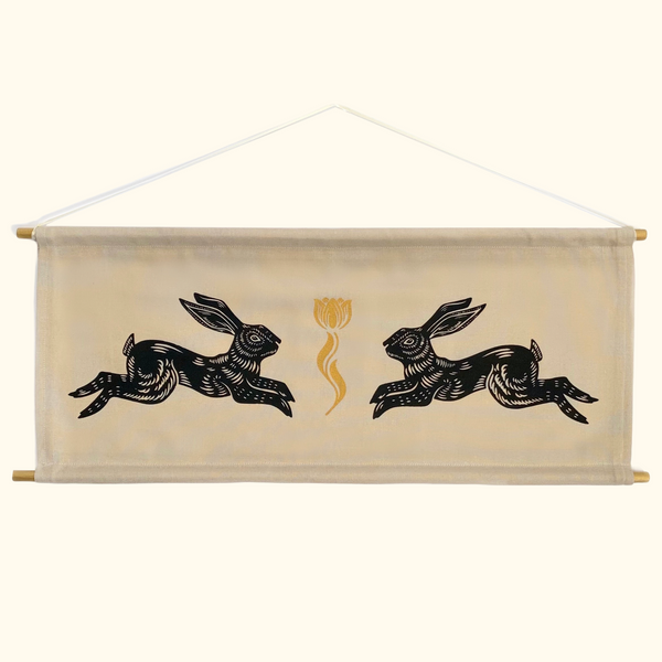 RABBIT BANNER • NATURAL