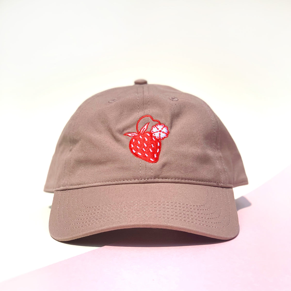 帽子 strawberry western baseball cap STRAWBERRY DAD HAT – Anna Montagne Studio