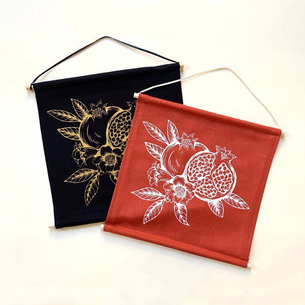 POMEGRANATE BANNER • RUST