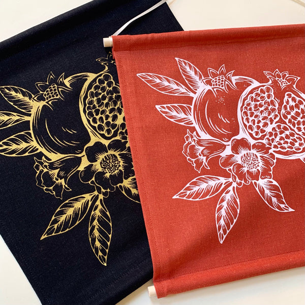 POMEGRANATE BANNER • RUST