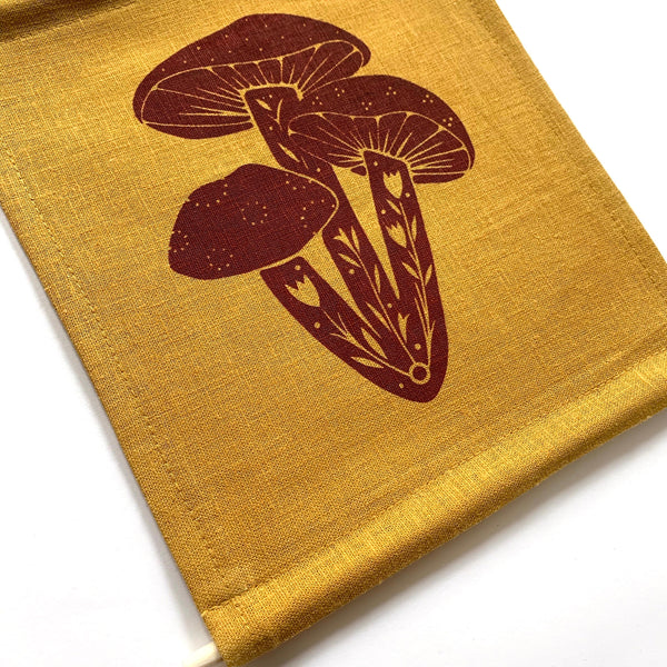 MUSHROOM BANNER • YELLOW