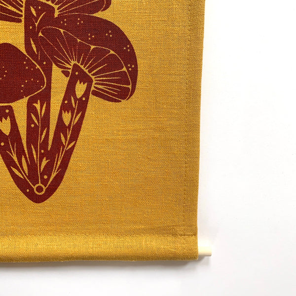 MUSHROOM BANNER • YELLOW