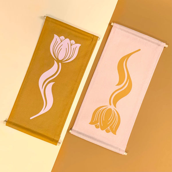 TULIP BANNER • PINK