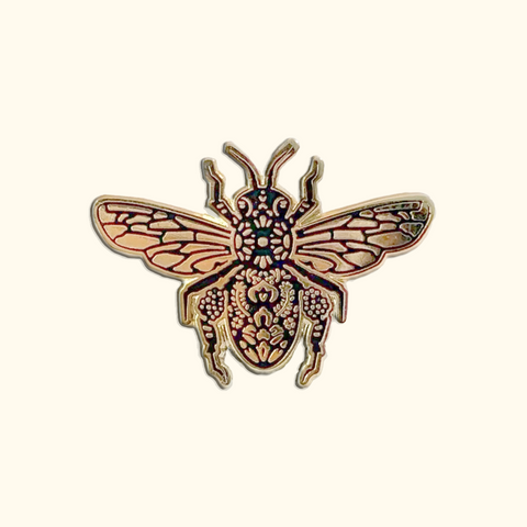 HONEY BEE ENAMEL PIN