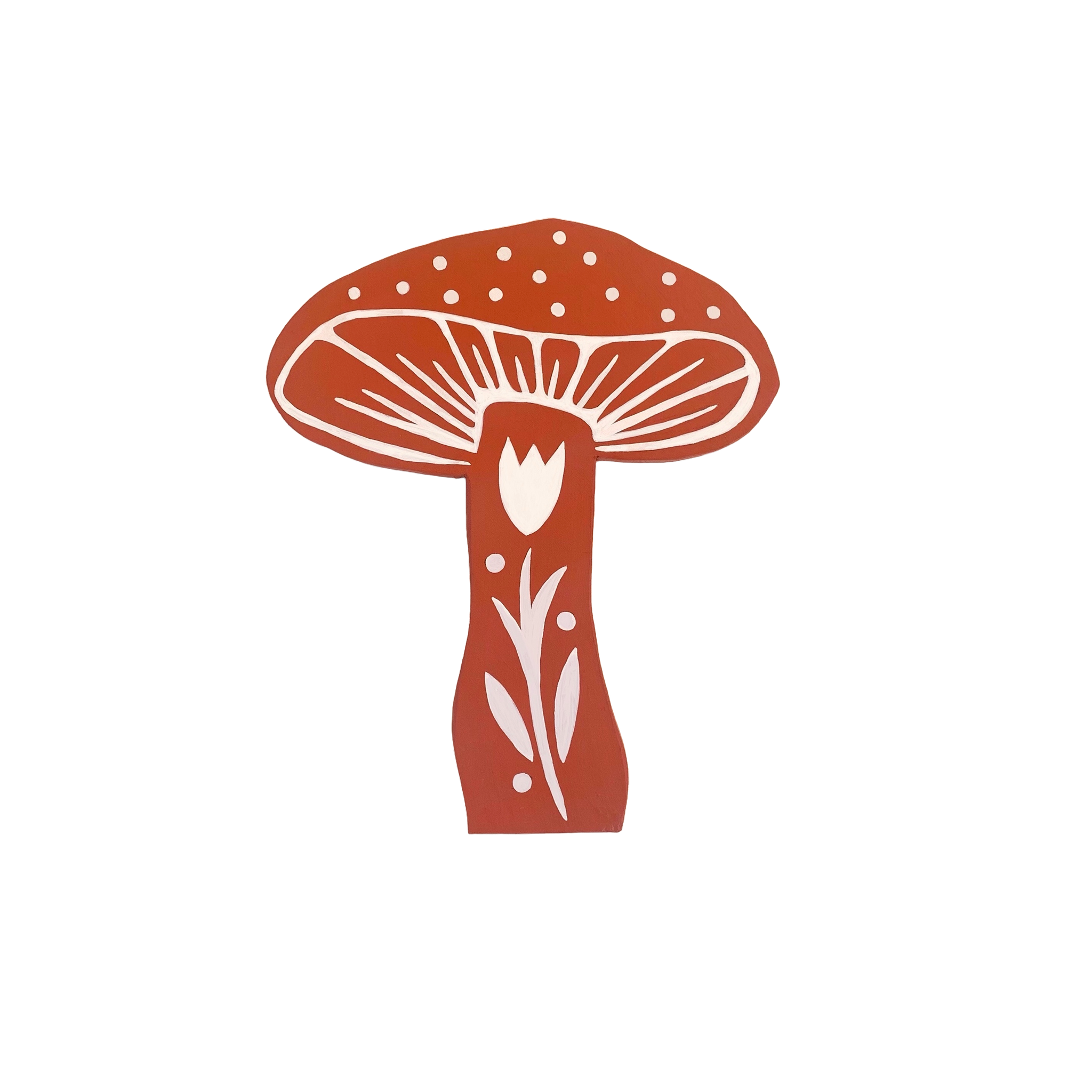 WOOD MUSHROOM • RED