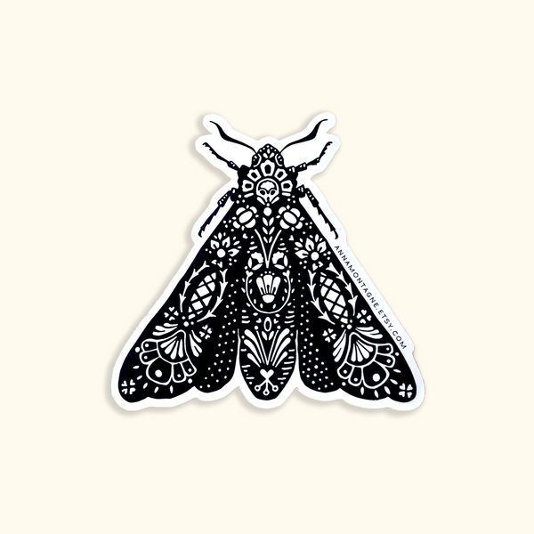 MOTH STICKER
