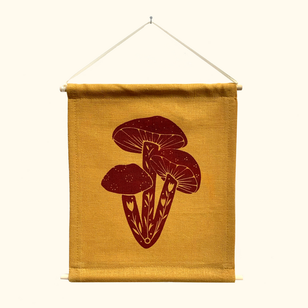 MUSHROOM BANNER • YELLOW