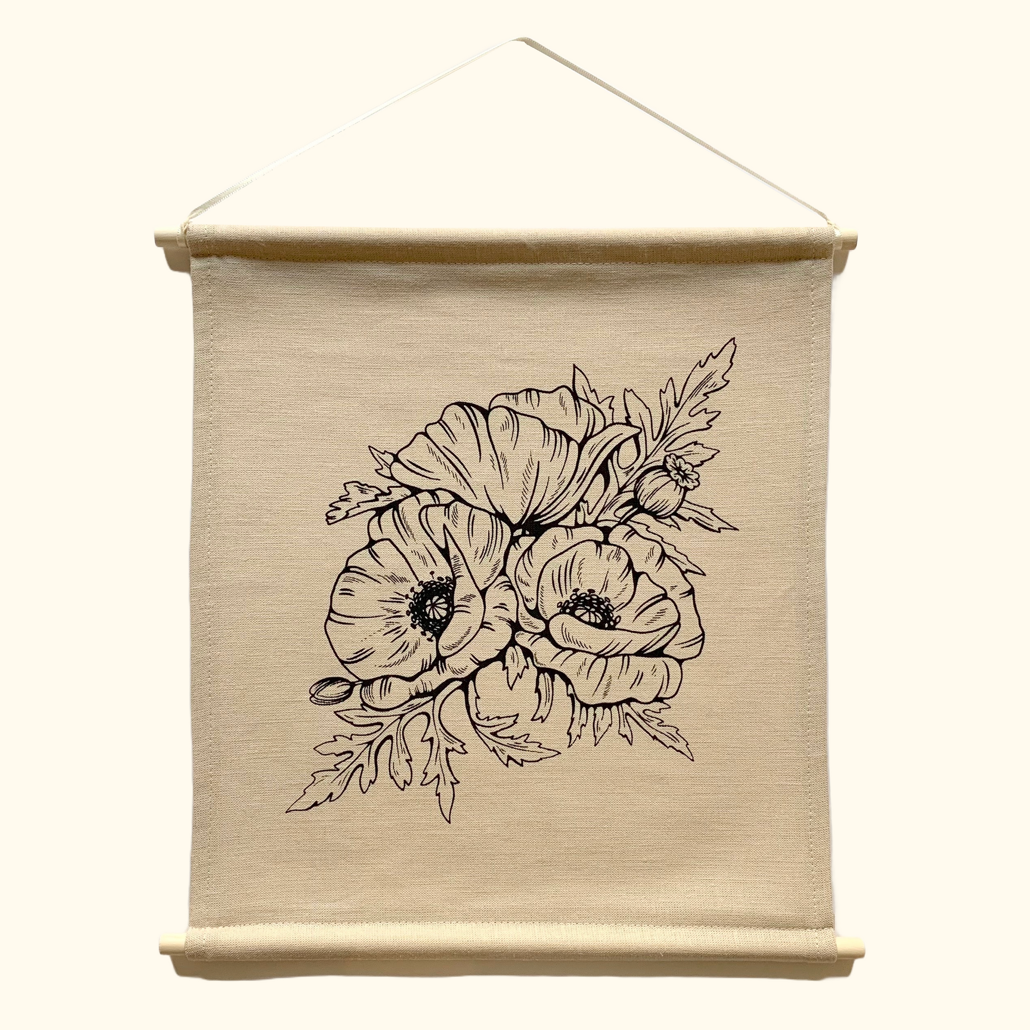 POPPIES BANNER • NATURAL
