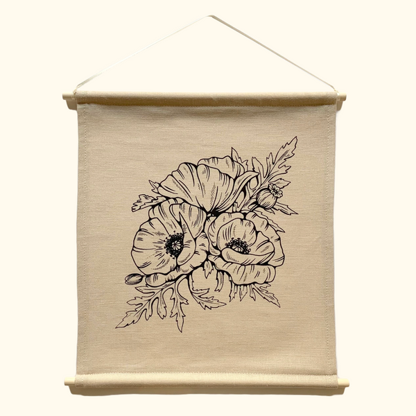 POPPIES BANNER • NATURAL