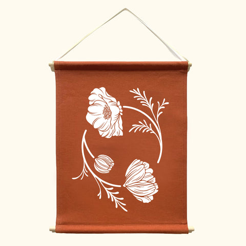 POPPY BANNER • RUST