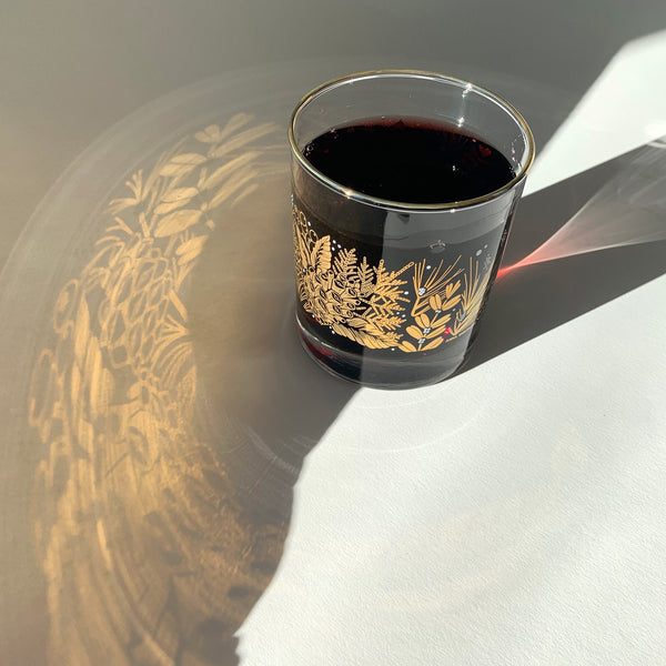WINTER FOLIAGE ROCKS GLASSES
