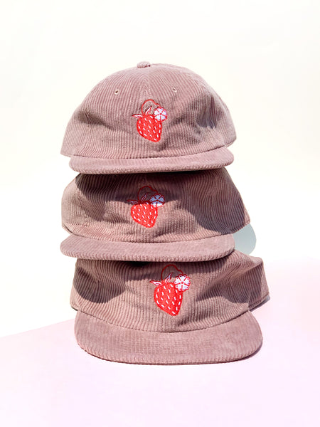 Strawberry Cord Hat