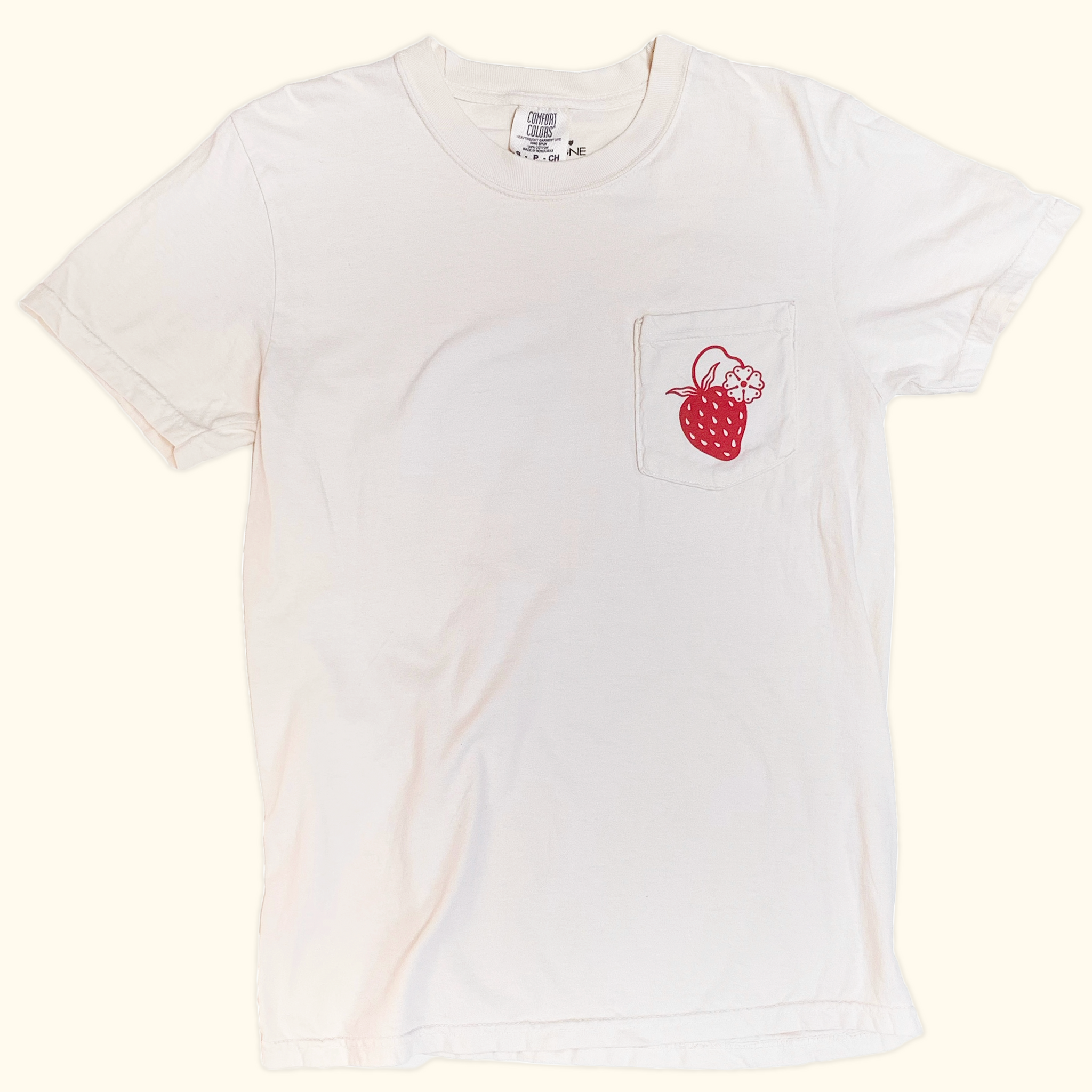 STRAWBERRY POCKET TEE
