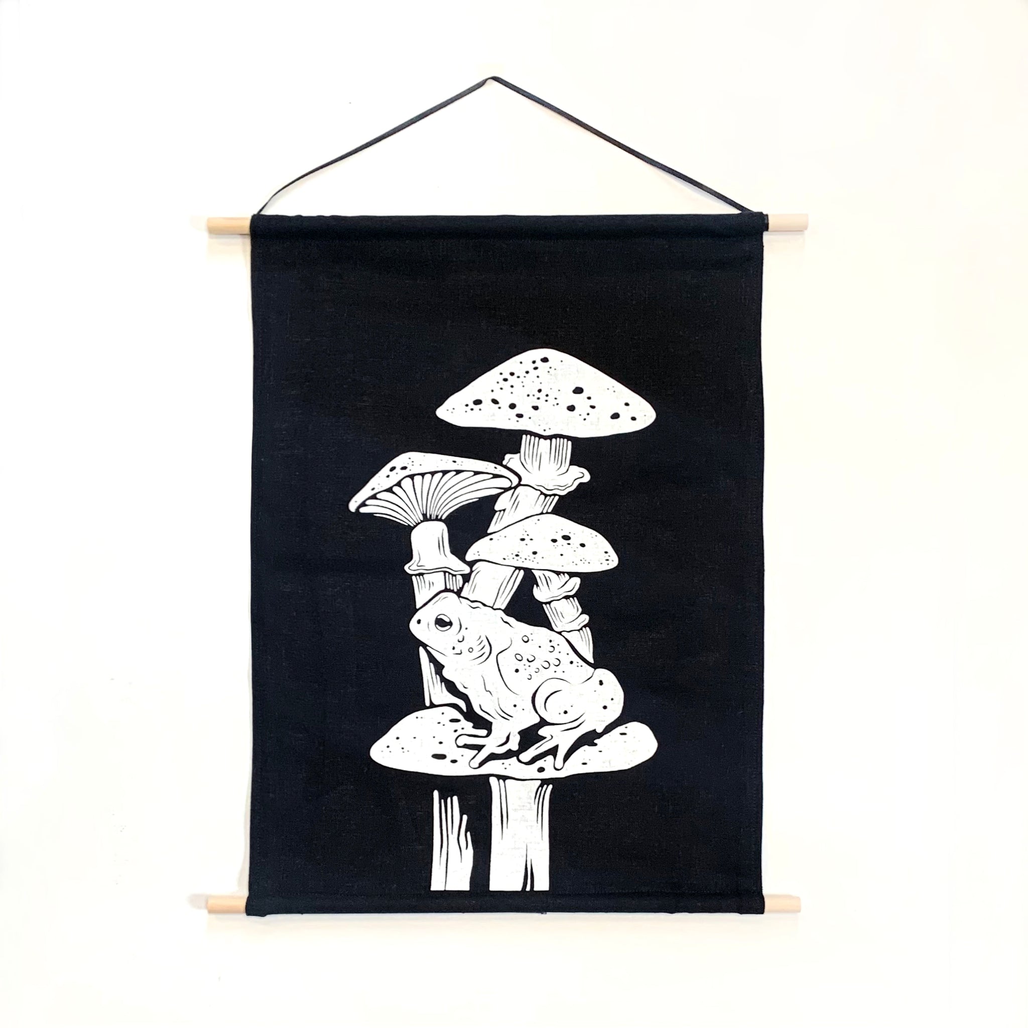 Toad on a Toadstool Banner