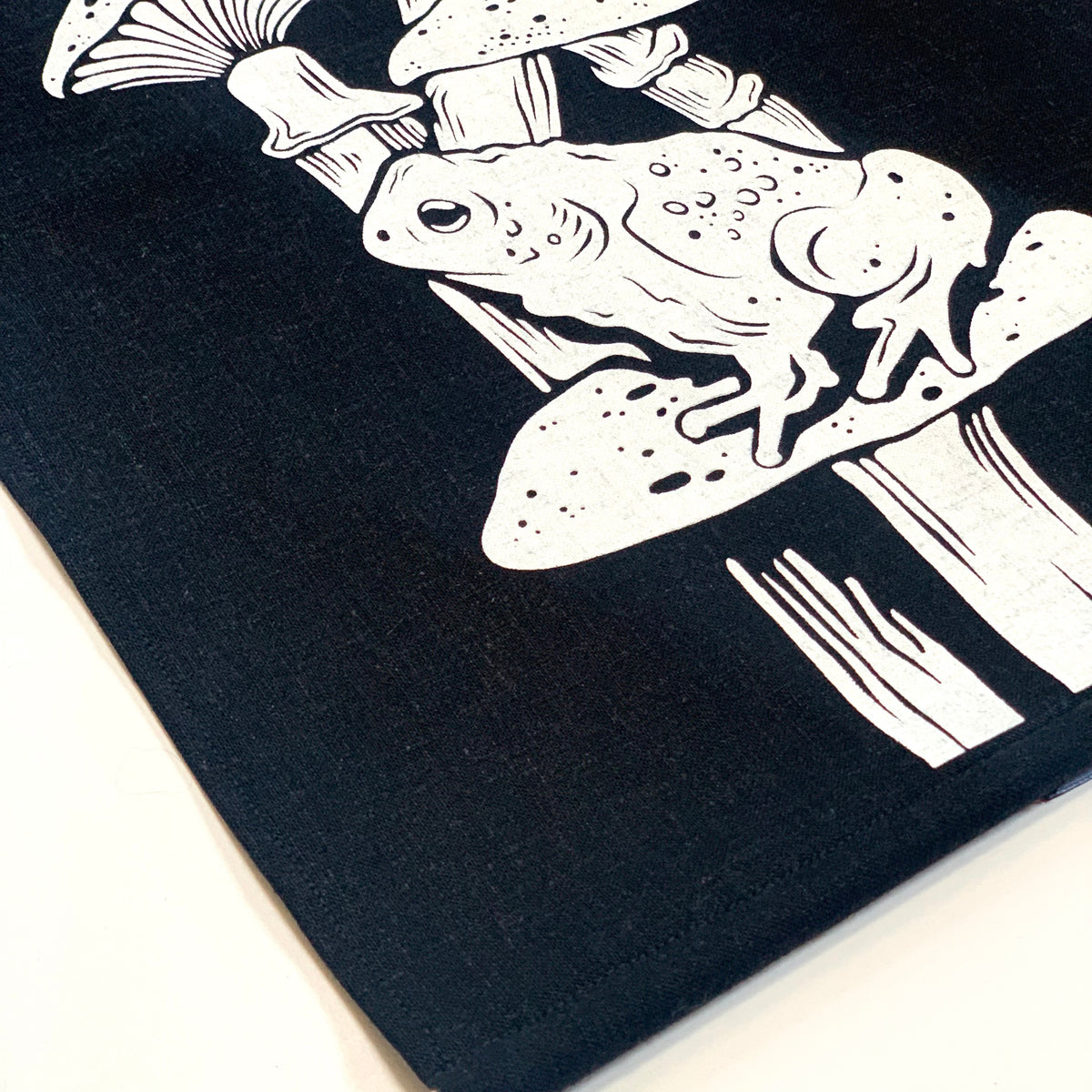 Toad on a Toadstool Banner – Anna Montagne