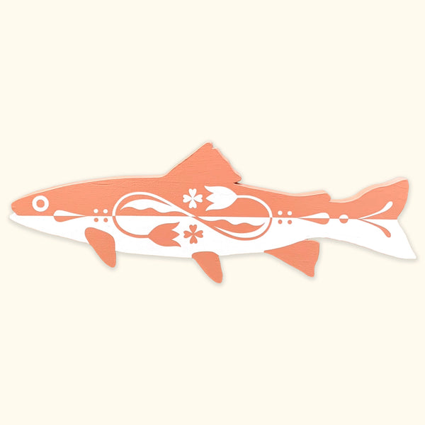 WOOD TROUT • PINK TERRACOTTA