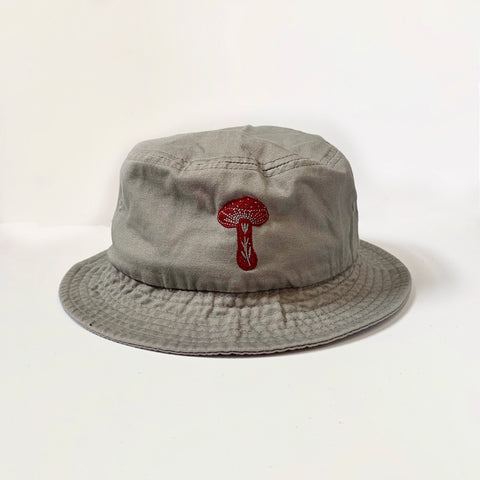 Mushroom Bucket Hat | Grey