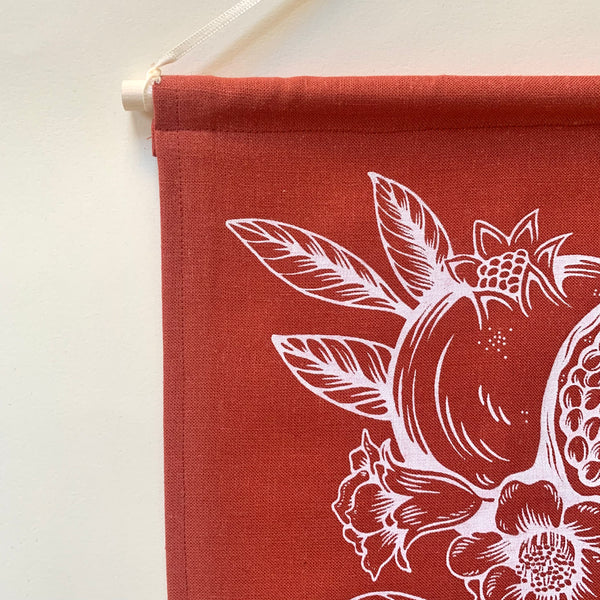 Pomegranate Banner | Rust