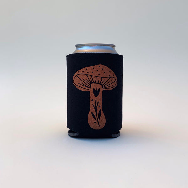 Mushroom Koozie | Black