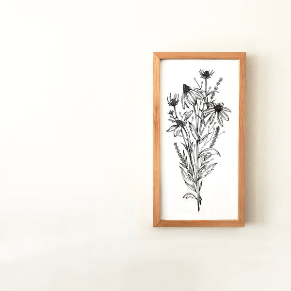 Coneflower Print