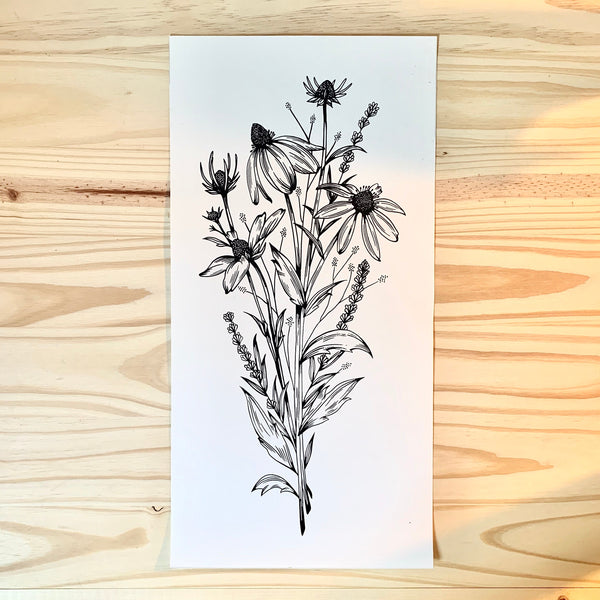 Coneflower Print