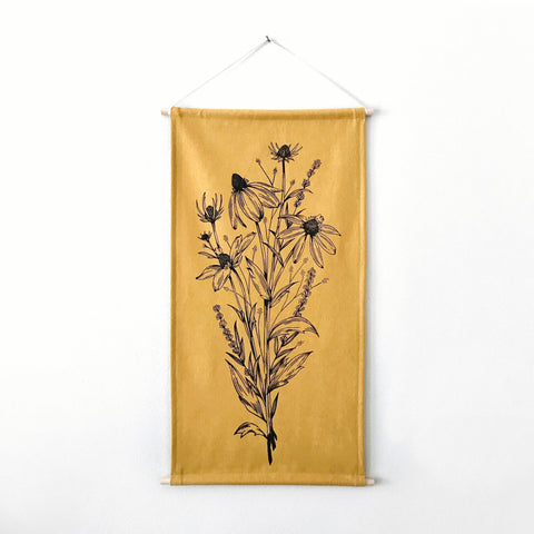 Coneflower Banner | Yellow