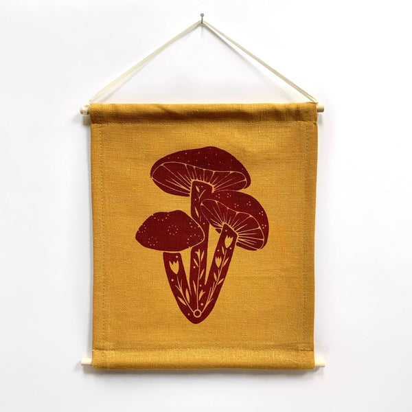Mushroom Banner | Yellow