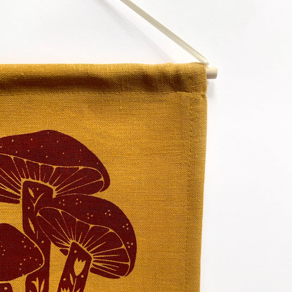 Mushroom Banner | Yellow