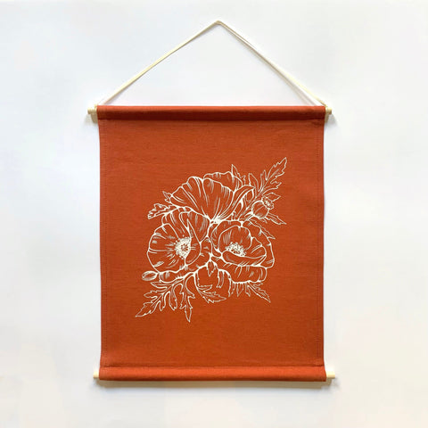 Poppies Banner | Rust